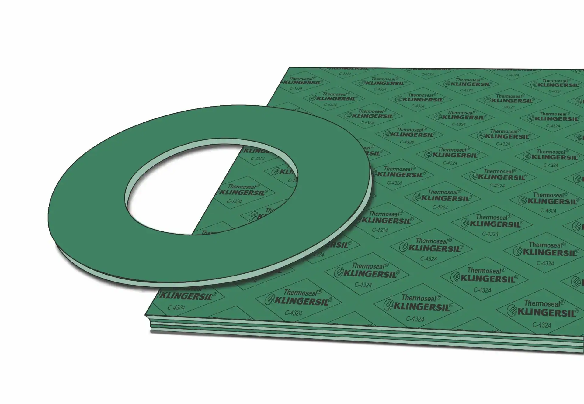 hr klingersil c 4324 green stacked